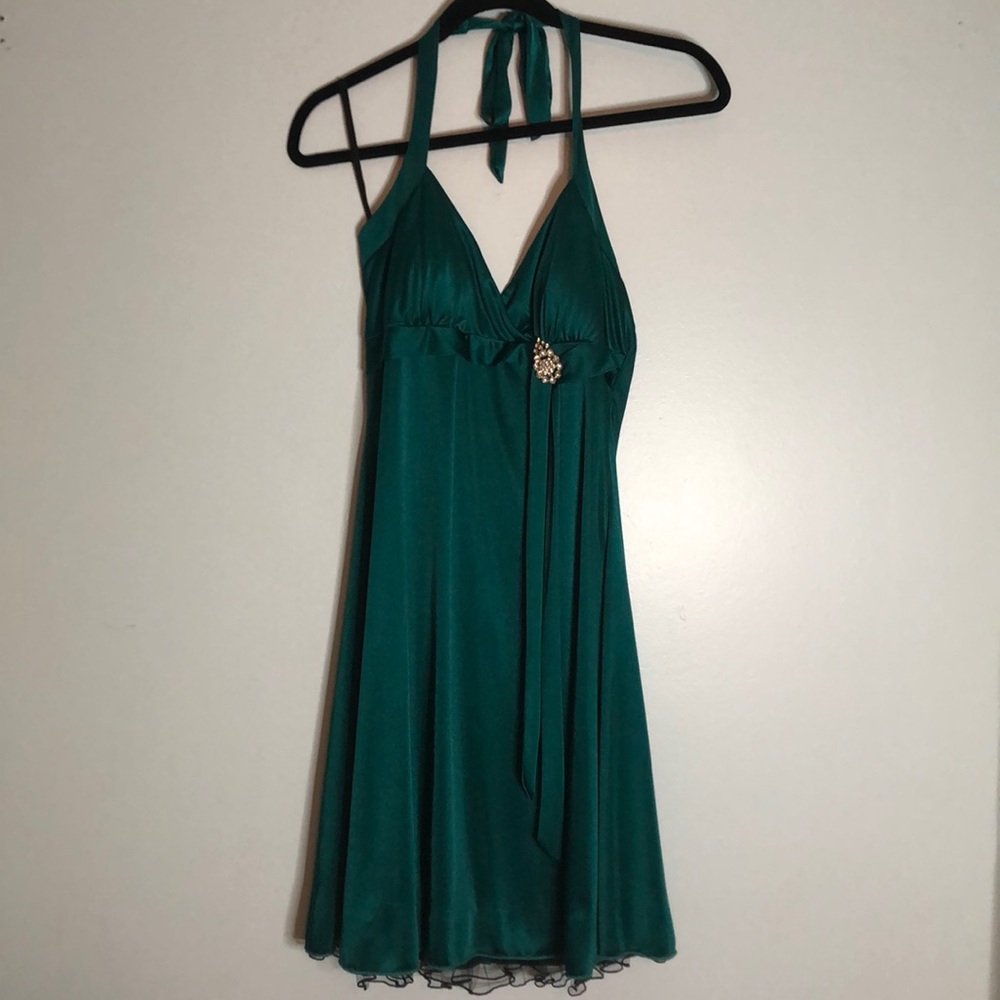 NWT - dark teal cocktail dress